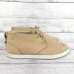 Olukai Mens Kupono 10259 Brown Leather Lace Up Chukka Boots Size US 11.5